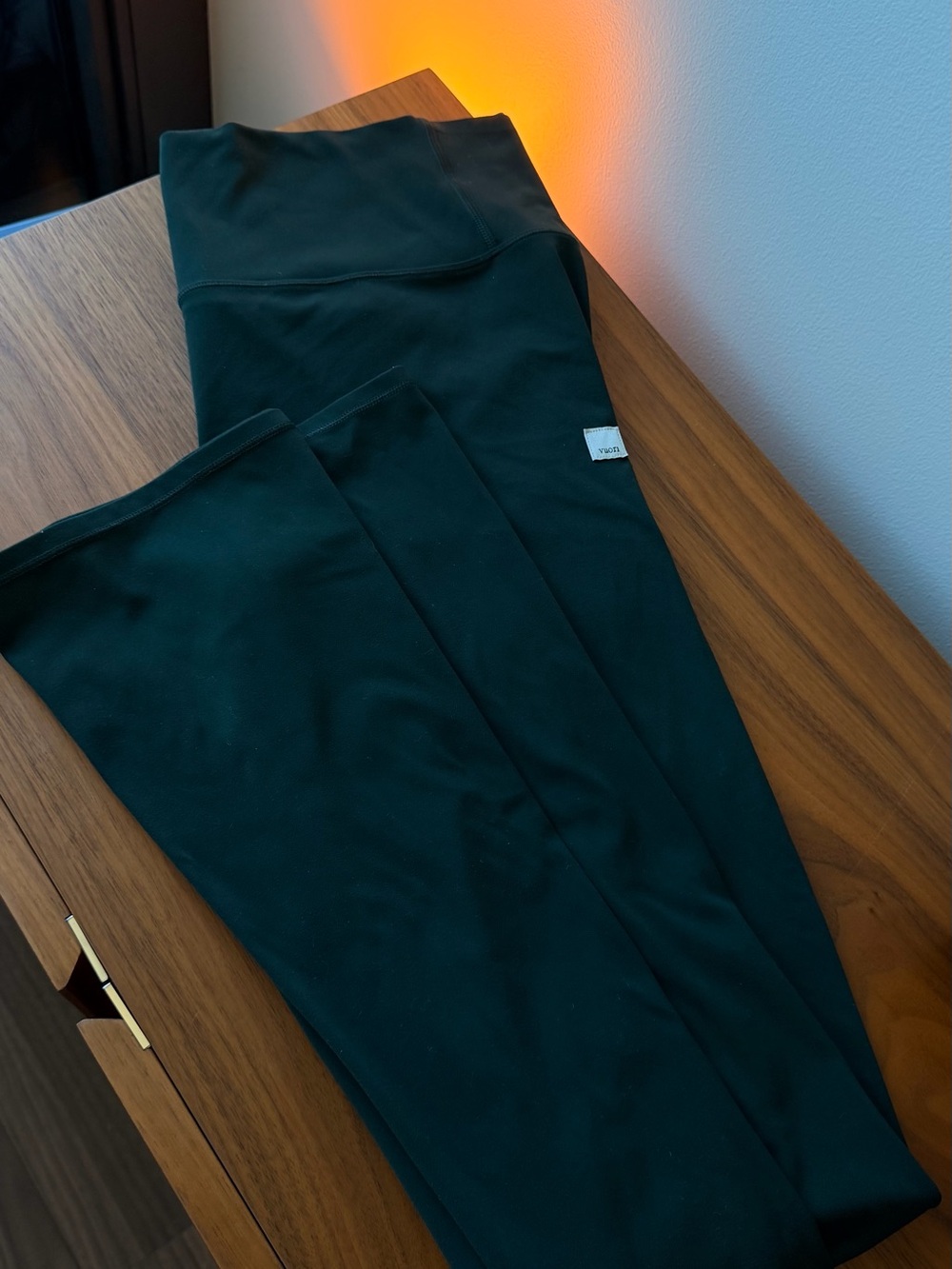 VUORI AllTheFeels Slim Flare - Dark Green, Hemlock (Large)